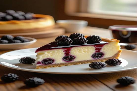 Cheesecake Blackberry ( تشيز كيك بلاك بيري )