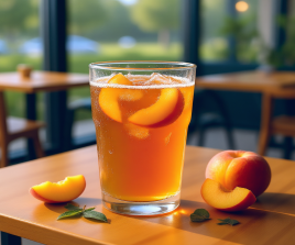 Iced Tea (Peach)  -  ( شاي مثلج (خوخ) )
