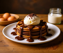 Waffle Chocolate ( وافل بالشوكولاتة )