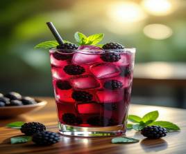 Mojito Blackberry ( موخيتو التوت الأسود )